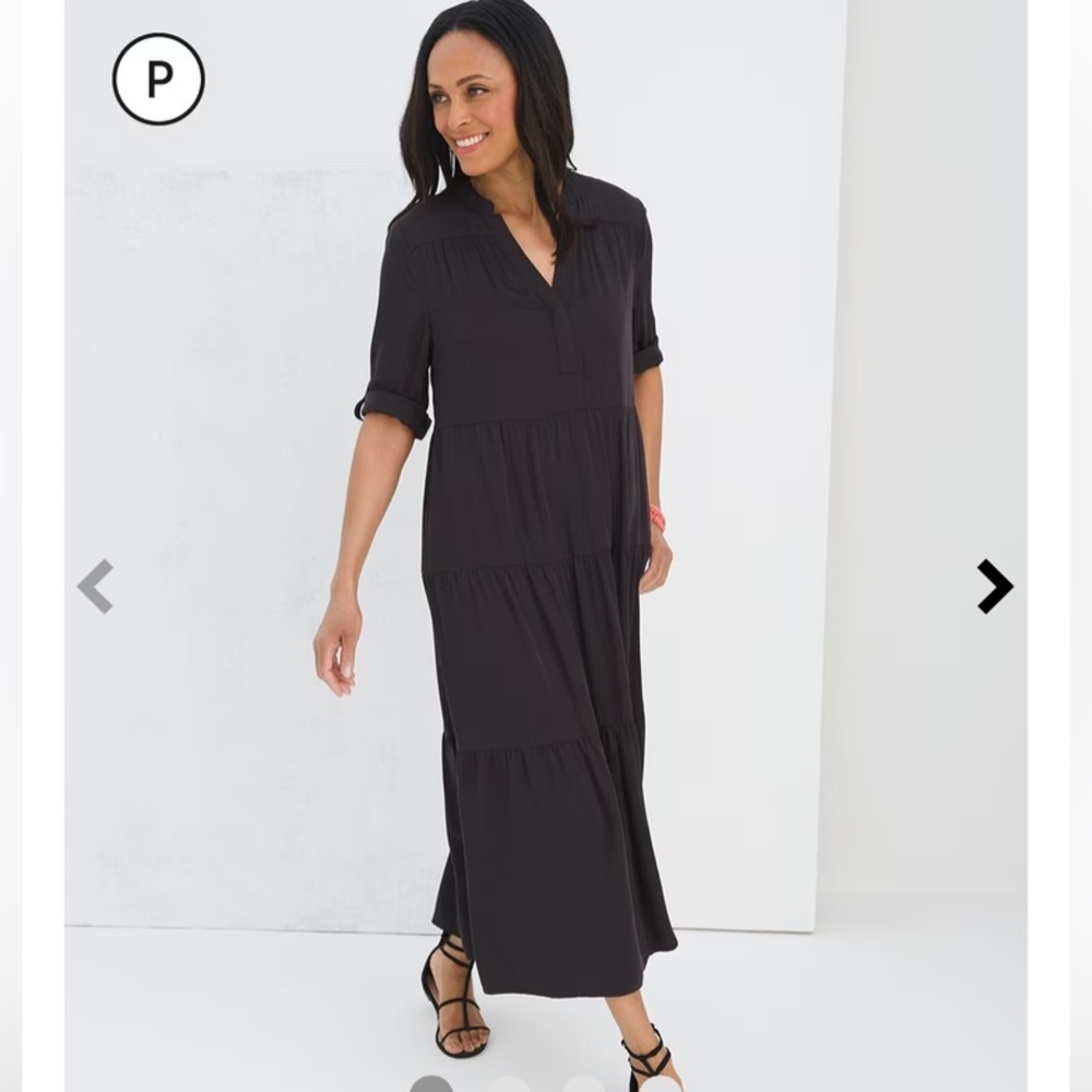 NWT Chico’s Black Maxi Dress